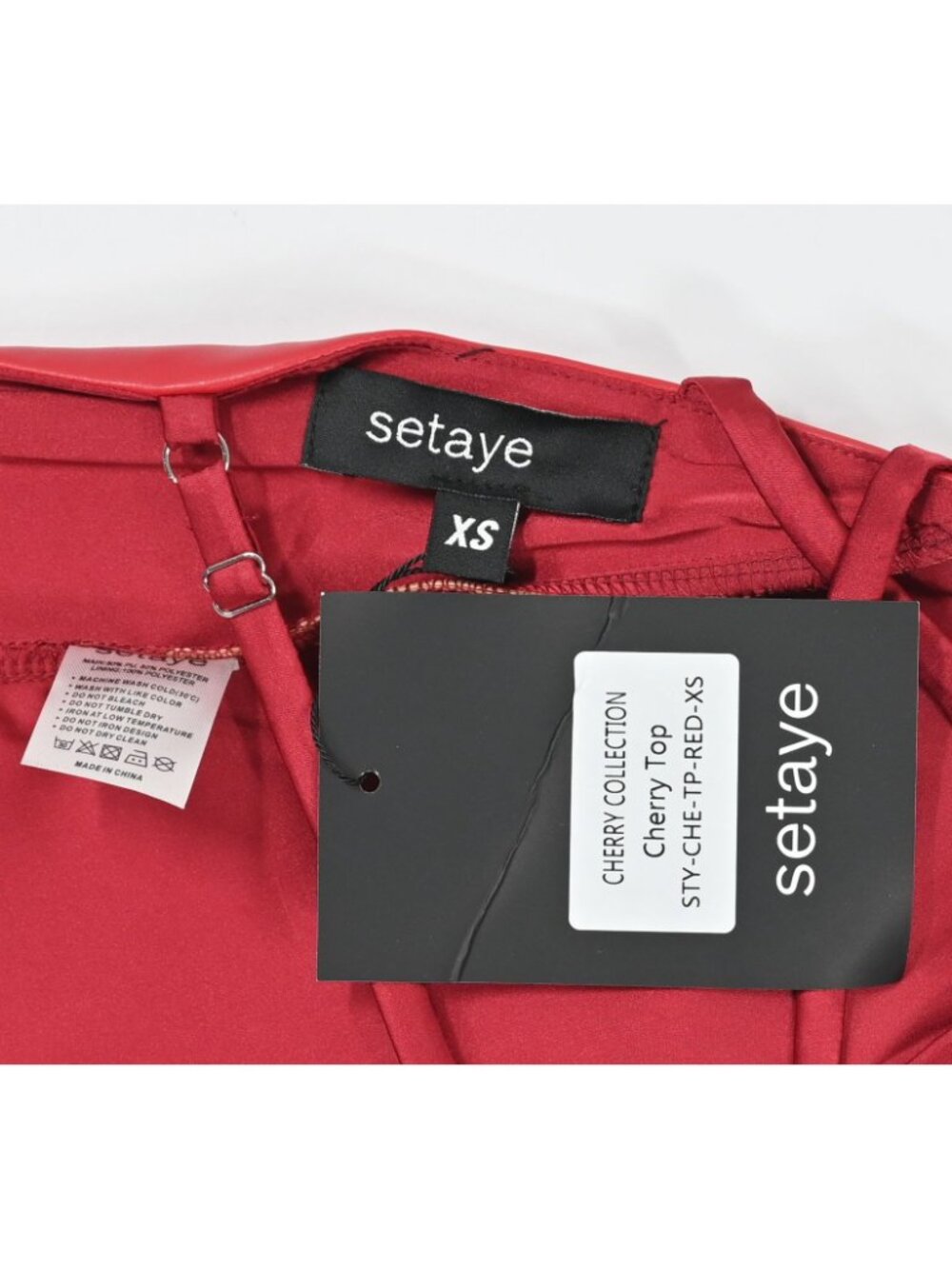 Setaye Cherry Top in Red - Picture 3 of 4
